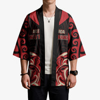 Custom Aotearoa Ngai Te Rangi Kimono New Zealand Traditional Maori Pattern DT05 - Polynesian Pride