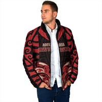 Custom Aotearoa Ngai Te Rangi Padded Jacket New Zealand Traditional Maori Pattern DT05 - Polynesian Pride