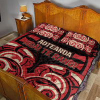 Aotearoa Ngai Te Rangi Quilt Bed Set New Zealand Traditional Maori Pattern DT05 - Polynesian Pride