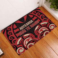 Aotearoa Ngai Te Rangi Rubber Doormat New Zealand Traditional Maori Pattern DT05 - Polynesian Pride