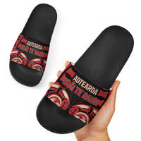 Aotearoa Ngai Te Rangi Slide Sandals New Zealand Traditional Maori Pattern DT05 - Polynesian Pride