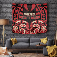 Aotearoa Ngai Te Rangi Tapestry New Zealand Traditional Maori Pattern DT05 Red - Polynesian Pride