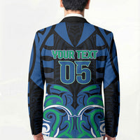 Custom Aotearoa Ngati Ranginui Blazer New Zealand Traditional Maori Pattern DT05 - Polynesian Pride
