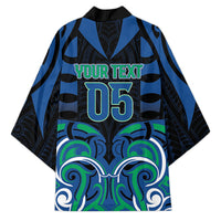 Custom Aotearoa Ngati Ranginui Kimono New Zealand Traditional Maori Pattern DT05 - Polynesian Pride