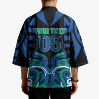 Custom Aotearoa Ngati Ranginui Kimono New Zealand Traditional Maori Pattern DT05 - Polynesian Pride