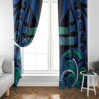 Aotearoa Ngati Ranginui Window Curtain New Zealand Traditional Maori Pattern DT05 - Polynesian Pride
