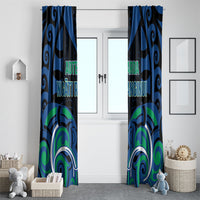 Aotearoa Ngati Ranginui Window Curtain New Zealand Traditional Maori Pattern DT05 - Polynesian Pride