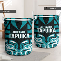 Aotearoa Tapuika Laundry Basket New Zealand Traditional Maori Pattern DT05 - Polynesian Pride