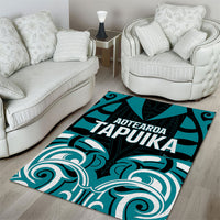 Aotearoa Tapuika Area Rug New Zealand Traditional Maori Pattern DT05 - Polynesian Pride