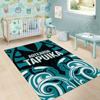 Aotearoa Tapuika Area Rug New Zealand Traditional Maori Pattern DT05 - Polynesian Pride