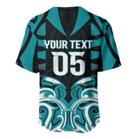 Custom Aotearoa Tapuika Baseball Jersey New Zealand Traditional Maori Pattern DT05 - Polynesian Pride