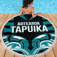 Aotearoa Tapuika Beach Blanket New Zealand Traditional Maori Pattern DT05 - Polynesian Pride
