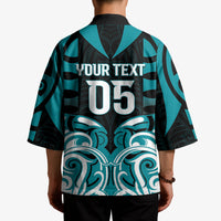 Custom Aotearoa Tapuika Kimono New Zealand Traditional Maori Pattern DT05 - Polynesian Pride