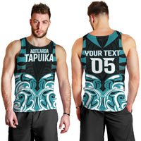 Custom Aotearoa Tapuika Men Tank Top New Zealand Traditional Maori Pattern DT05 - Polynesian Pride
