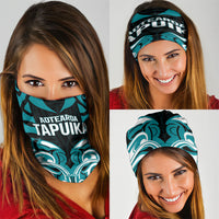 Aotearoa Tapuika Neck Gaiter New Zealand Traditional Maori Pattern DT05 - Polynesian Pride