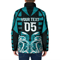 Custom Aotearoa Tapuika Padded Jacket New Zealand Traditional Maori Pattern DT05 - Polynesian Pride