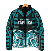 Custom Aotearoa Tapuika Padded Jacket New Zealand Traditional Maori Pattern DT05 - Polynesian Pride
