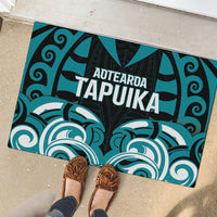 Aotearoa Tapuika Rubber Doormat New Zealand Traditional Maori Pattern DT05 - Polynesian Pride