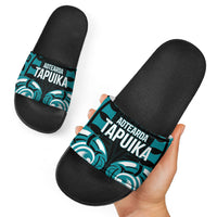 Aotearoa Tapuika Slide Sandals New Zealand Traditional Maori Pattern DT05 - Polynesian Pride