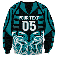 Custom Aotearoa Tapuika Sweatshirt New Zealand Traditional Maori Pattern DT05 - Polynesian Pride