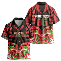 Custom Aotearoa Ngati Maru Kid Hawaiian Shirt New Zealand Traditional Maori Pattern DT05 - Polynesian Pride