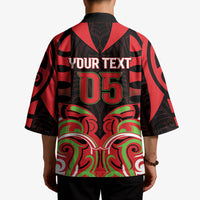 Custom Aotearoa Ngati Maru Kimono New Zealand Traditional Maori Pattern DT05 - Polynesian Pride