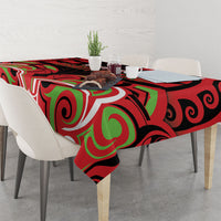 Aotearoa Ngati Maru Tablecloth New Zealand Traditional Maori Pattern DT05 - Polynesian Pride