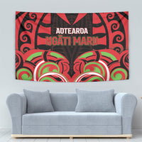 Aotearoa Ngati Maru Tapestry New Zealand Traditional Maori Pattern DT05 - Polynesian Pride