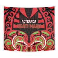Aotearoa Ngati Maru Tapestry New Zealand Traditional Maori Pattern DT05 - Polynesian Pride