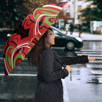 Aotearoa Ngati Maru Umbrella New Zealand Traditional Maori Pattern DT05 - Polynesian Pride
