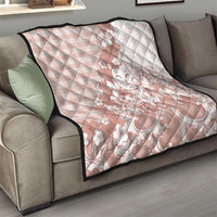 Beige Palaka Hawaiian And Japanese Quilt Maneki Neko And Sakura Bloom