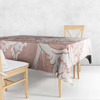 Beige Palaka Hawaiian And Japanese Tablecloth Maneki Neko And Sakura Bloom DT05 - Polynesian Pride
