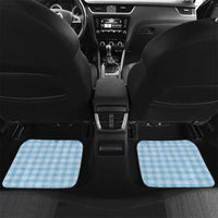 Blue Palaka Hawaiian And Japanese Car Mats Maneki Neko And Sakura Bloom DT05 Set 2pcs - Back Blue - Polynesian Pride