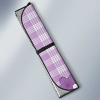 Purple Palaka Hawaiian And Japanese Auto Sun Shade Maneki Neko And Sakura Bloom DT05 - Polynesian Pride