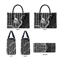 Black Hawaii Palaka Cowboy Turtle Leather Bag Hawaiian Paniolo Puakenikeni Maile Lei DT05 - Polynesian Pride