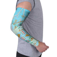 Custom Hawaii Surfing Arm Sleeves He'e Nalu DT05 - Polynesian Pride