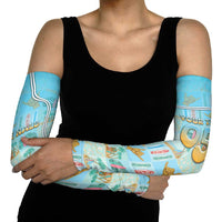 Custom Hawaii Surfing Arm Sleeves He'e Nalu DT05 - Polynesian Pride