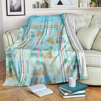 Hawaii Surfing Blanket He'e Nalu DT05 Blue - Polynesian Pride
