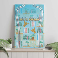 Hawaii Surfing Canvas Wall Art He'e Nalu DT05 - Polynesian Pride