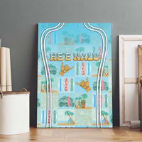 Hawaii Surfing Canvas Wall Art He'e Nalu DT05 - Polynesian Pride