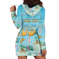 Custom Hawaii Surfing Hoodie Dress He'e Nalu DT05 - Polynesian Pride