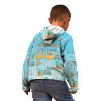 Custom Hawaii Surfing Kid Hoodie He'e Nalu DT05 - Polynesian Pride