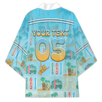Custom Hawaii Surfing Kimono He'e Nalu DT05 - Polynesian Pride