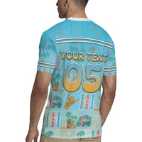 Custom Hawaii Surfing Rugby Jersey He'e Nalu DT05 - Polynesian Pride