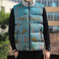 Custom Hawaii Surfing Sleeveless Puffer Jacket He'e Nalu DT05 - Polynesian Pride
