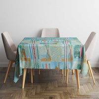 Hawaii Surfing Tablecloth He'e Nalu DT05 - Polynesian Pride