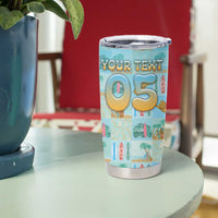 Custom Hawaii Surfing Tumbler Cup He'e Nalu DT05 - Polynesian Pride
