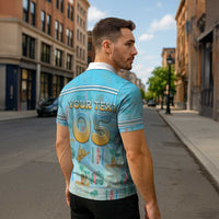 Custom Hawaii Surfing Zipper Polo Shirt He'e Nalu DT05 - Polynesian Pride
