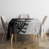 Personalised New Zealand Father's Day Tablecloth Papa Kiwi Bird Tribal Pattern DT05 - Polynesian Pride