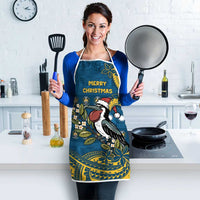 Nauru Christmas Apron Frigatebird Bird Santa Tribal Waves DT05 - Polynesian Pride
